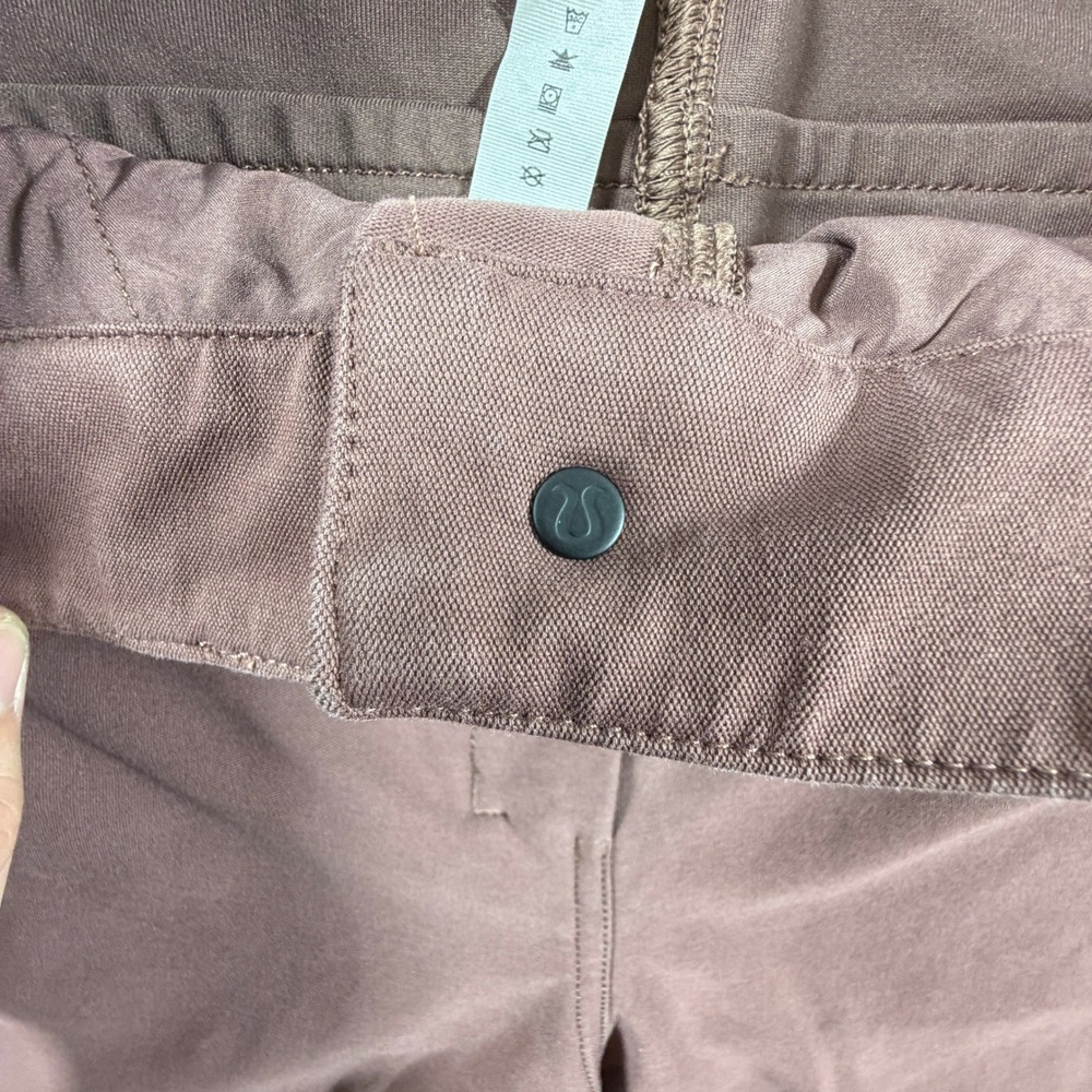 Lululemon City Sleek 5 Pocket Wide Leg Pants Mauve Plum Size 30 High Rise Tech - Picture 8 of 13